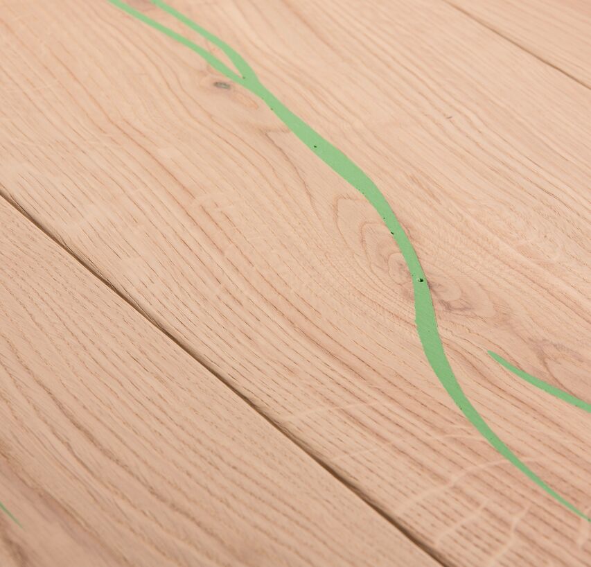 Coral OAK CC hand-planed white oil