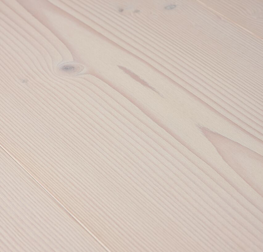Douglas FIR Wide-Plank brushed/ deep white/natured