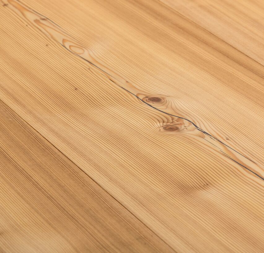 LARCH Country Wide-Plank brushed lye treated natural oil