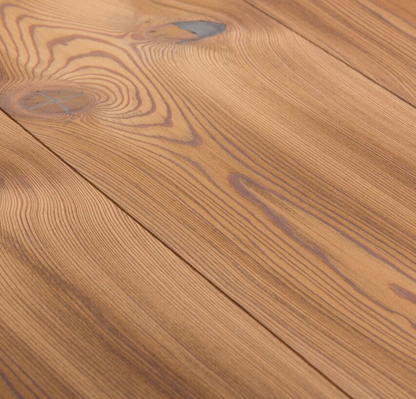 LARCH Vulcano Wide-Plank brushed white oil