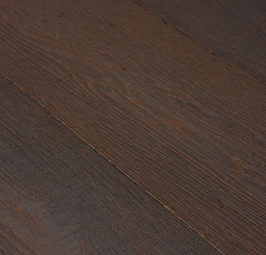 Nero OAK Vulcano rough saw texture white oil