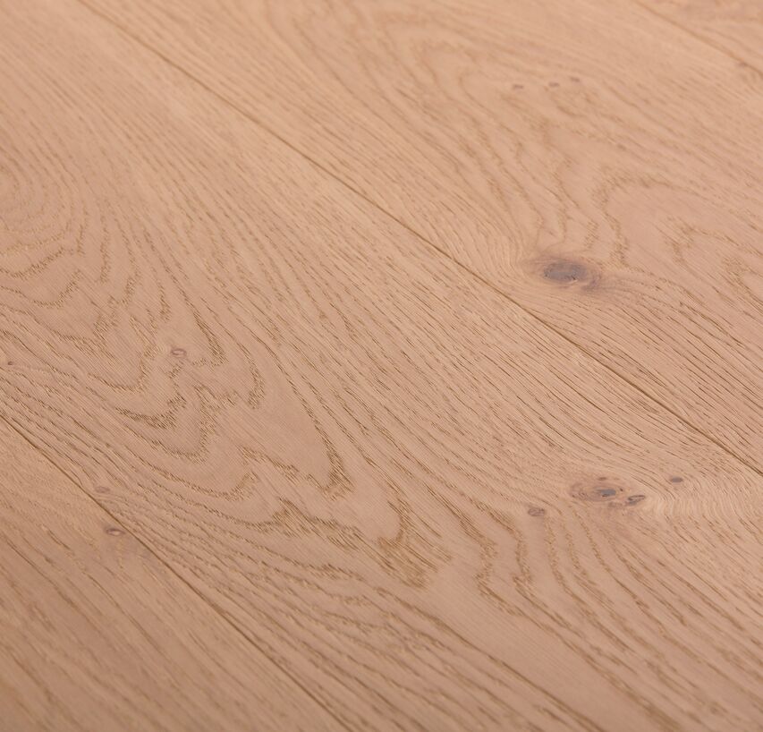 OAK Character Wide-Plank brushed white oil
