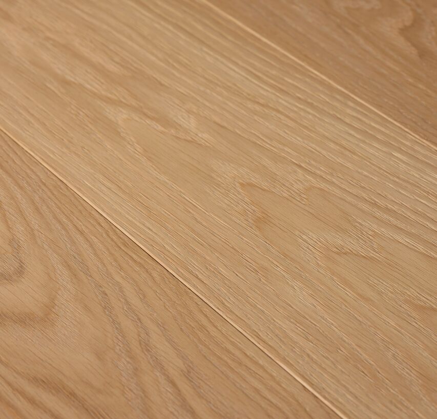 OAK Clear brushed raw wood look
