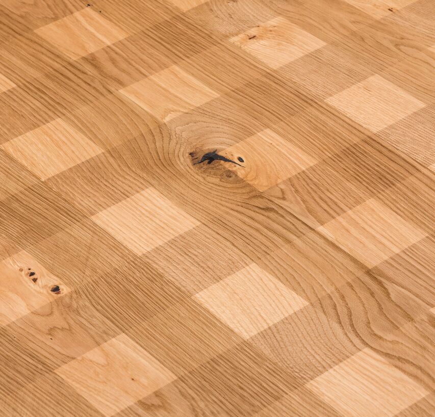 OAK Country Carving Check brushed natural oil