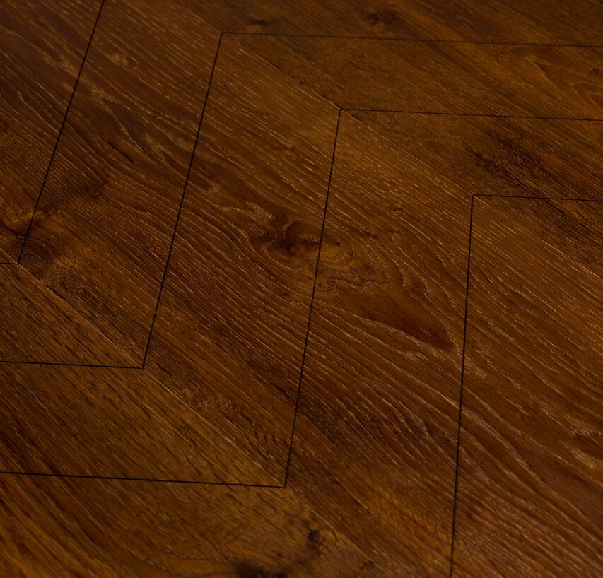 OAK Vulcano Carving Chevron brushed natural oil